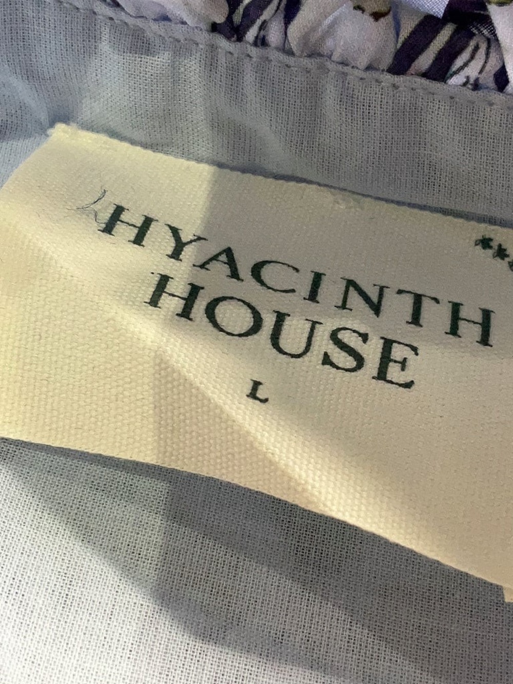 HYACINTH HOUSE Periwinkle Trellis Floral Mimi Midi Dress - Picture 6 of 12